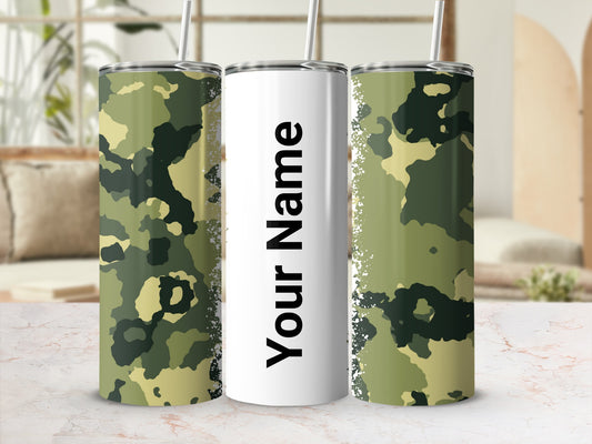 Customized Camouflage Design Insulated Tumbler