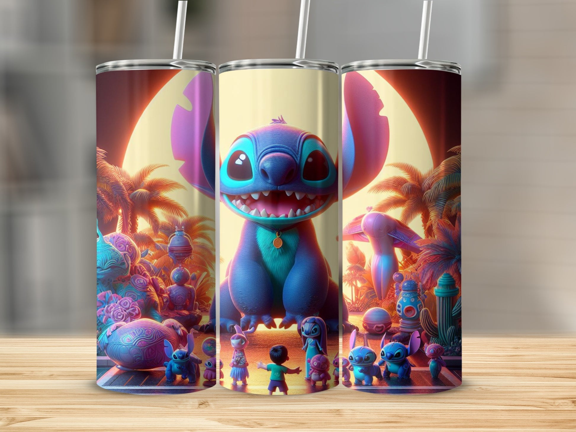 Adorable Cartoon Character themed Tumbler