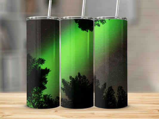 Aurora Borealis Night Sky Insulated Tumbler Product