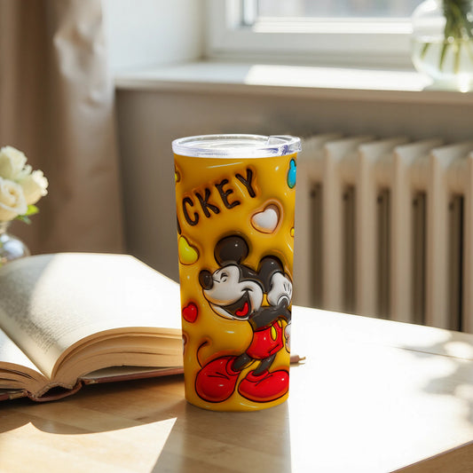 Mickey Mouse Hearts Design Tumbler