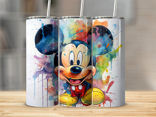 Colorful Mickey Mouse Themed Water Tumbler Product