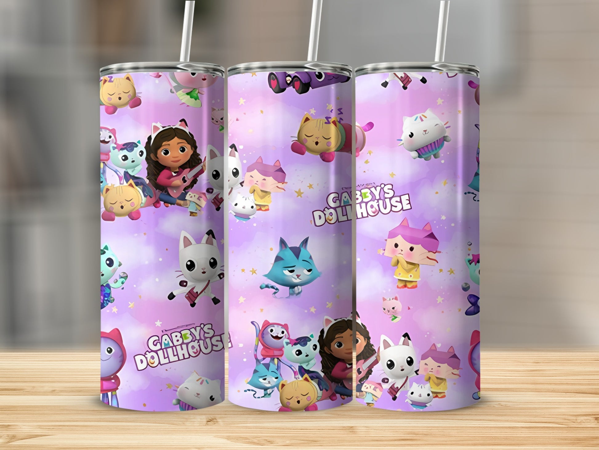 Adorable Gabby's Dollhouse Character Tumblers