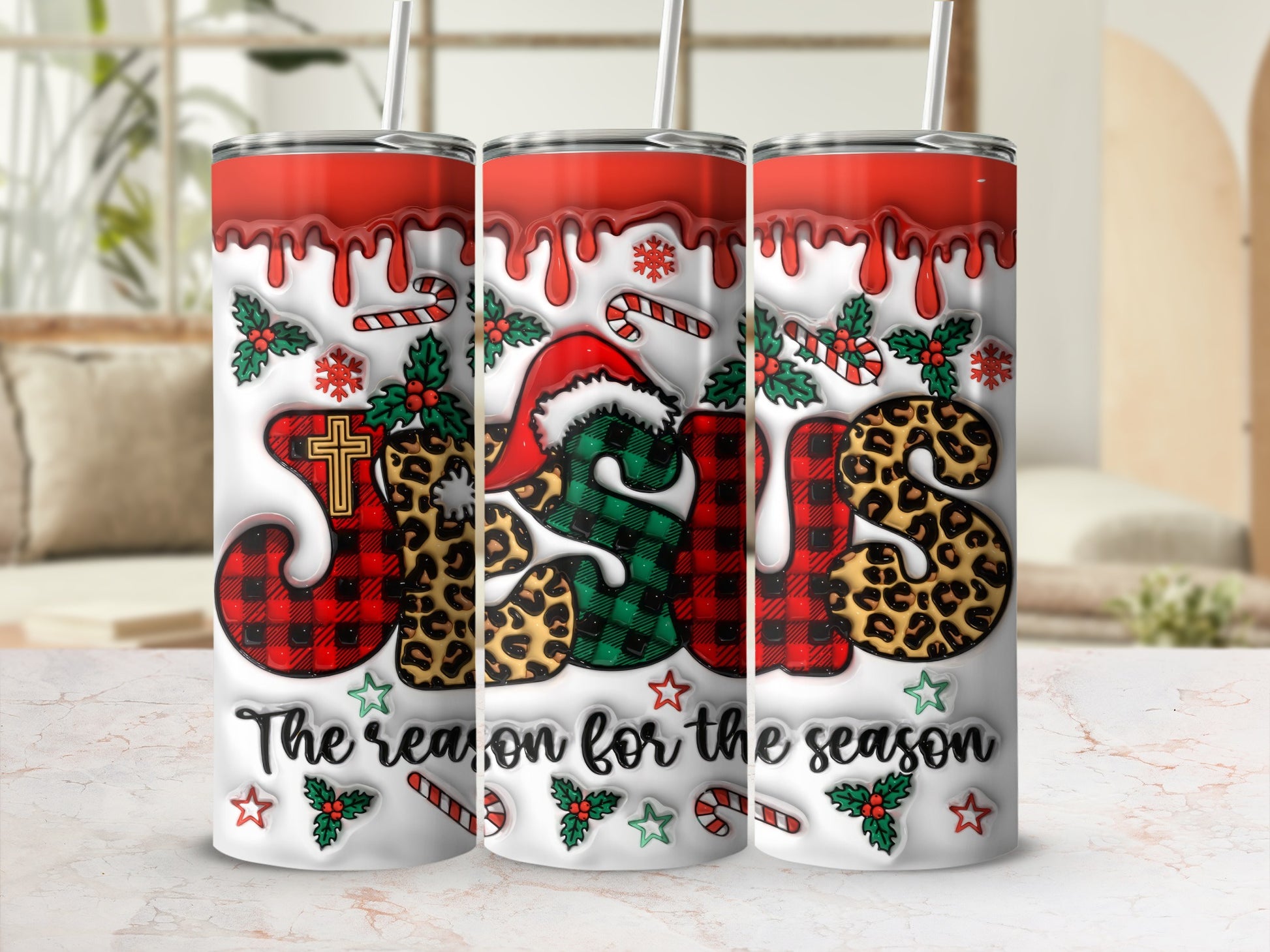 Christmas Joys The Reason For The Season Tumblers