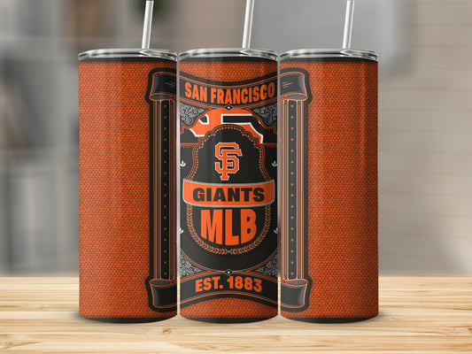 San Francisco Giants MLB Established 1883 Design Tumbler