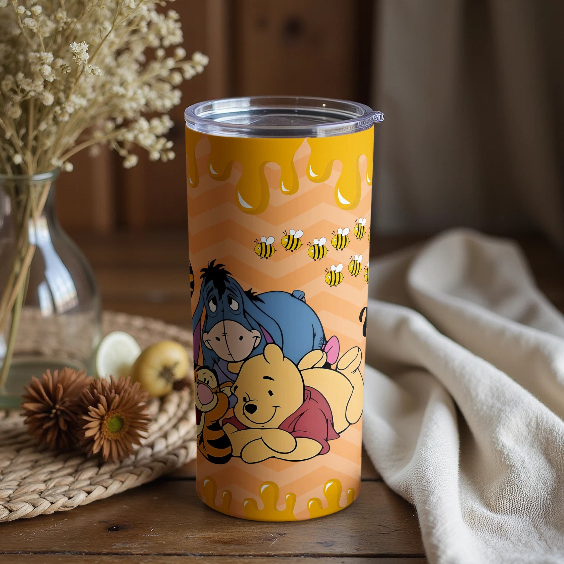 Winnie the Pooh and Friends Bees Design Tumbler
