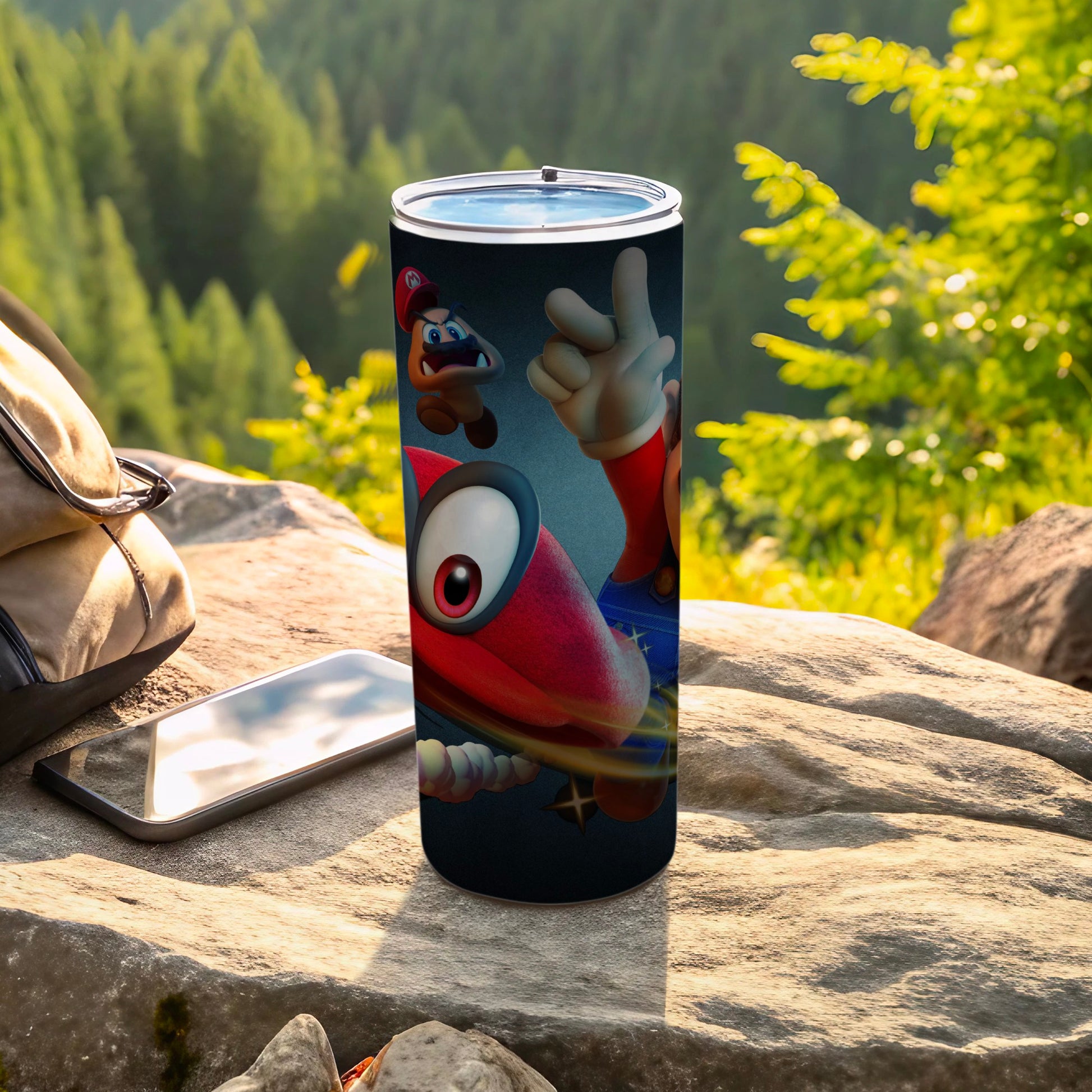Cartoon Character Travel Tumbler 20oz Beverage Container