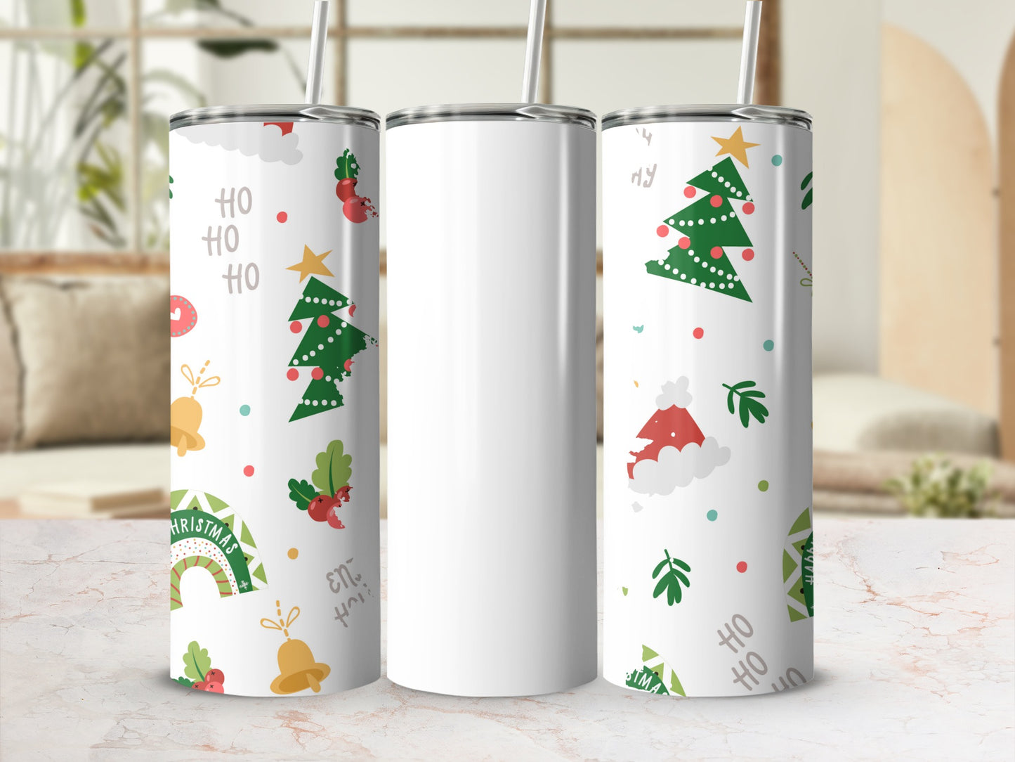 Festive Christmas Design Tumbler for Holiday Cheer