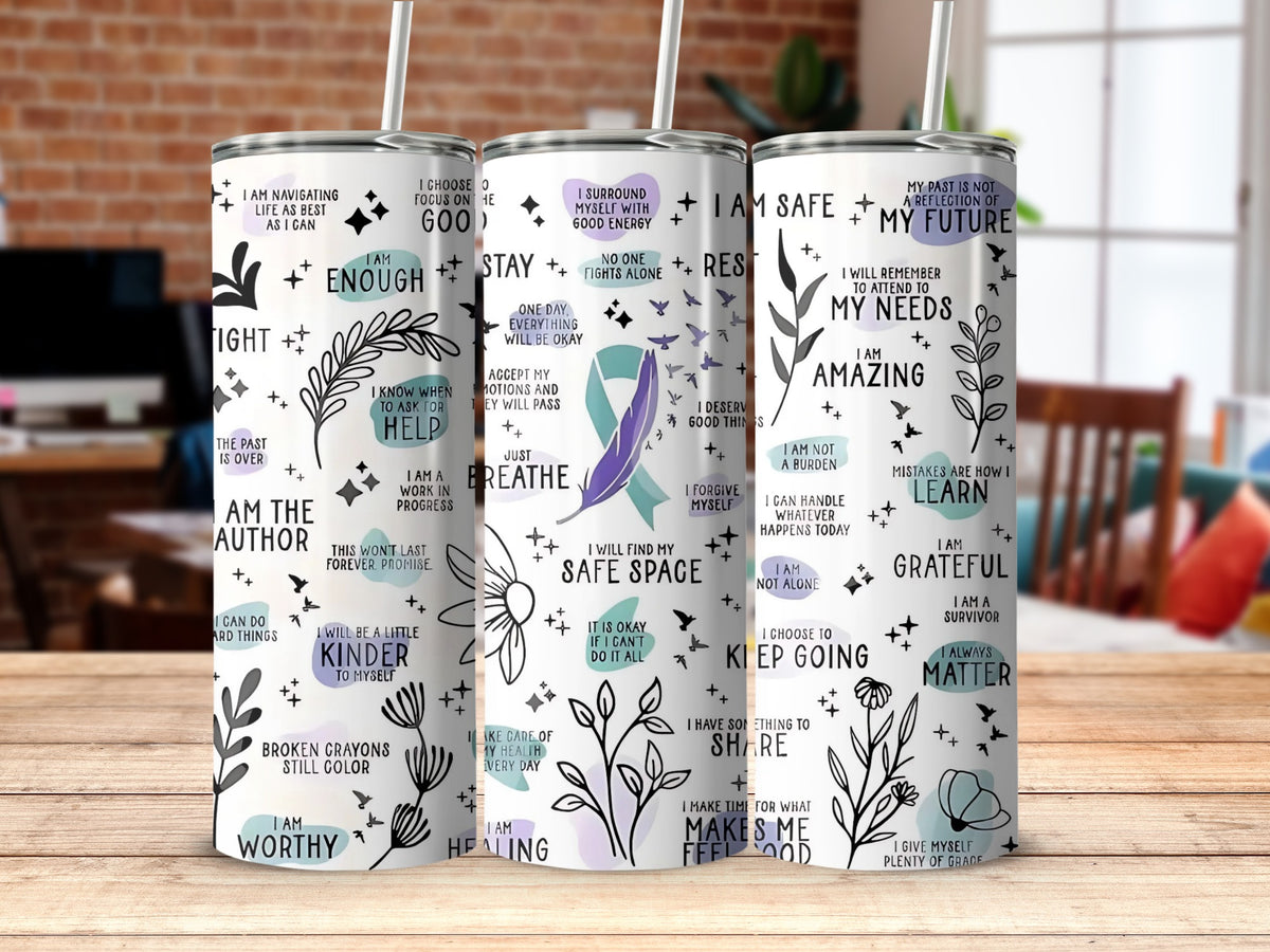 Uplifting Motivational Quotes Tumblers 20oz