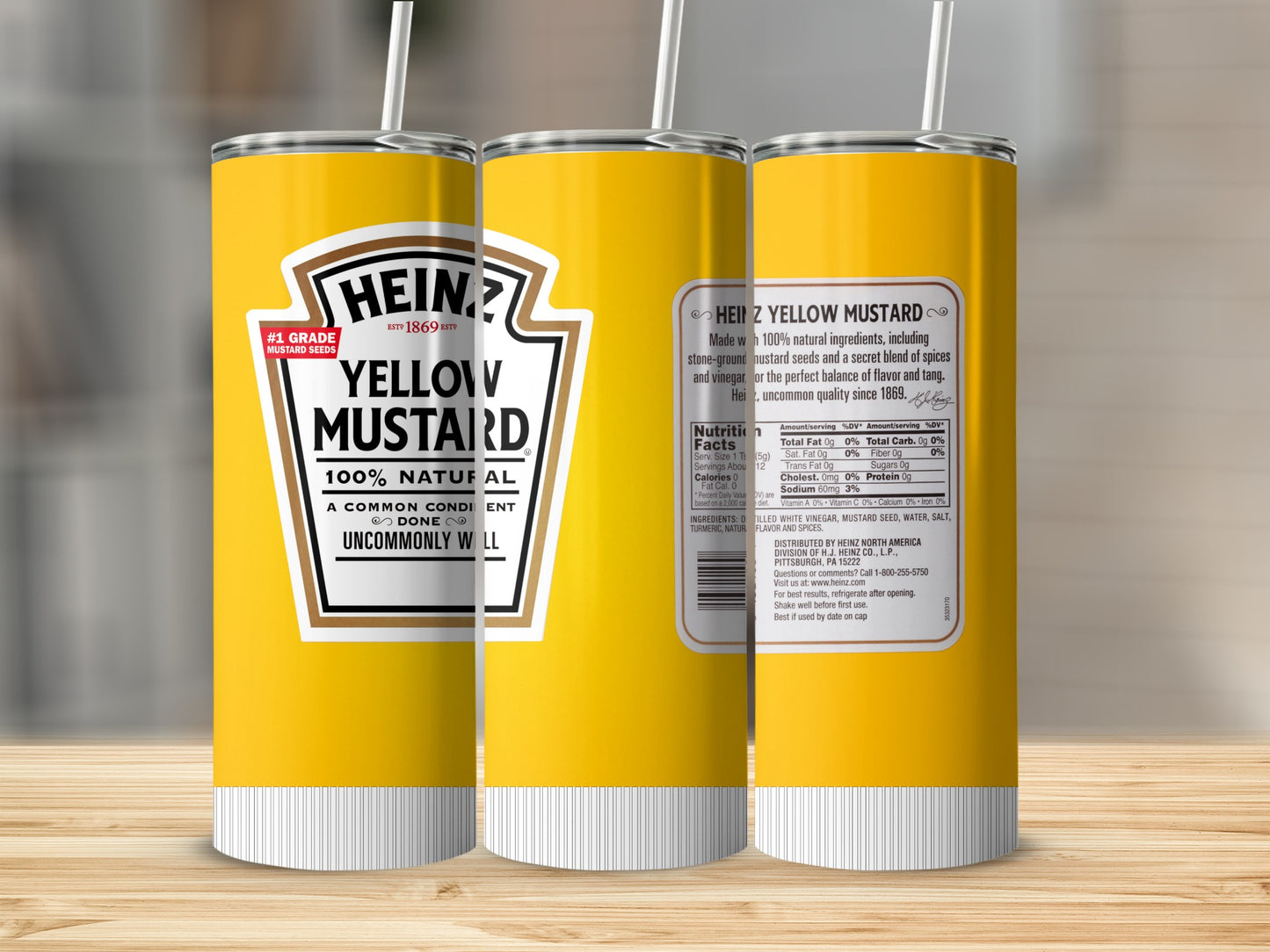 HEINZ YELLOW MUSTARD 1869 UNCOMMON QUALITY product type