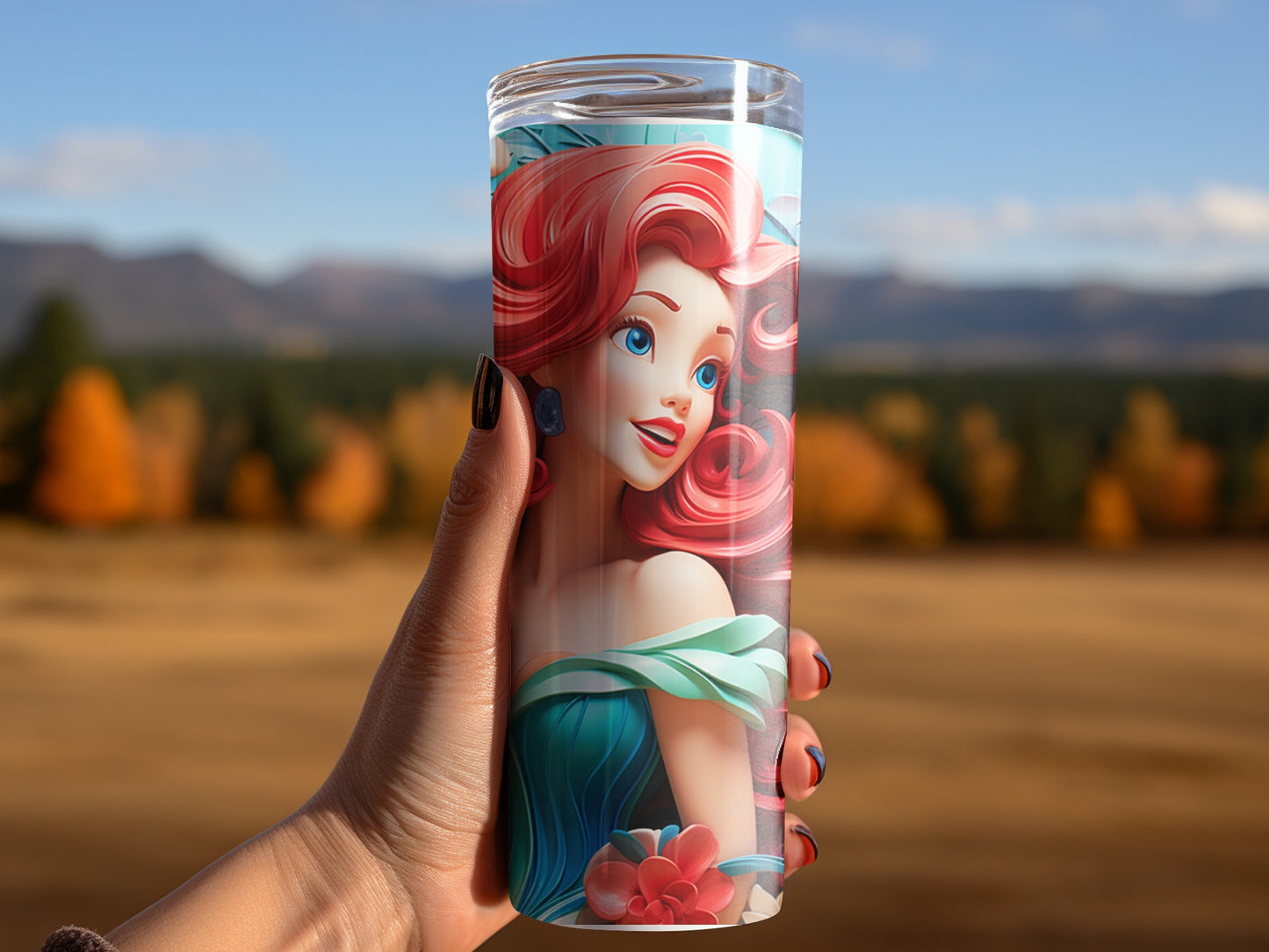 Beautifully Illustrated Fantasy Character Tumbler