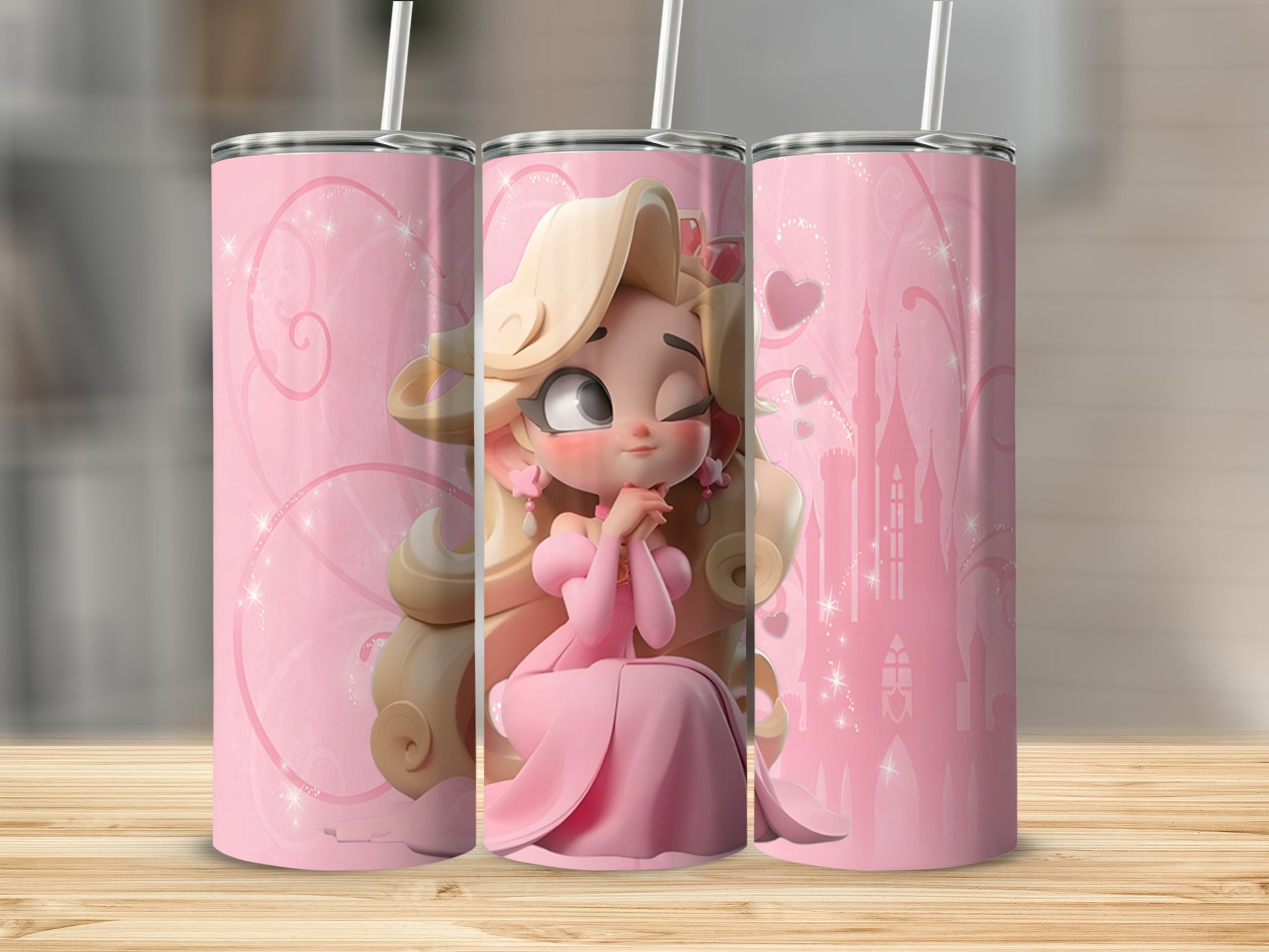 Princess Fairy Tale Castle Character Tumbler Product