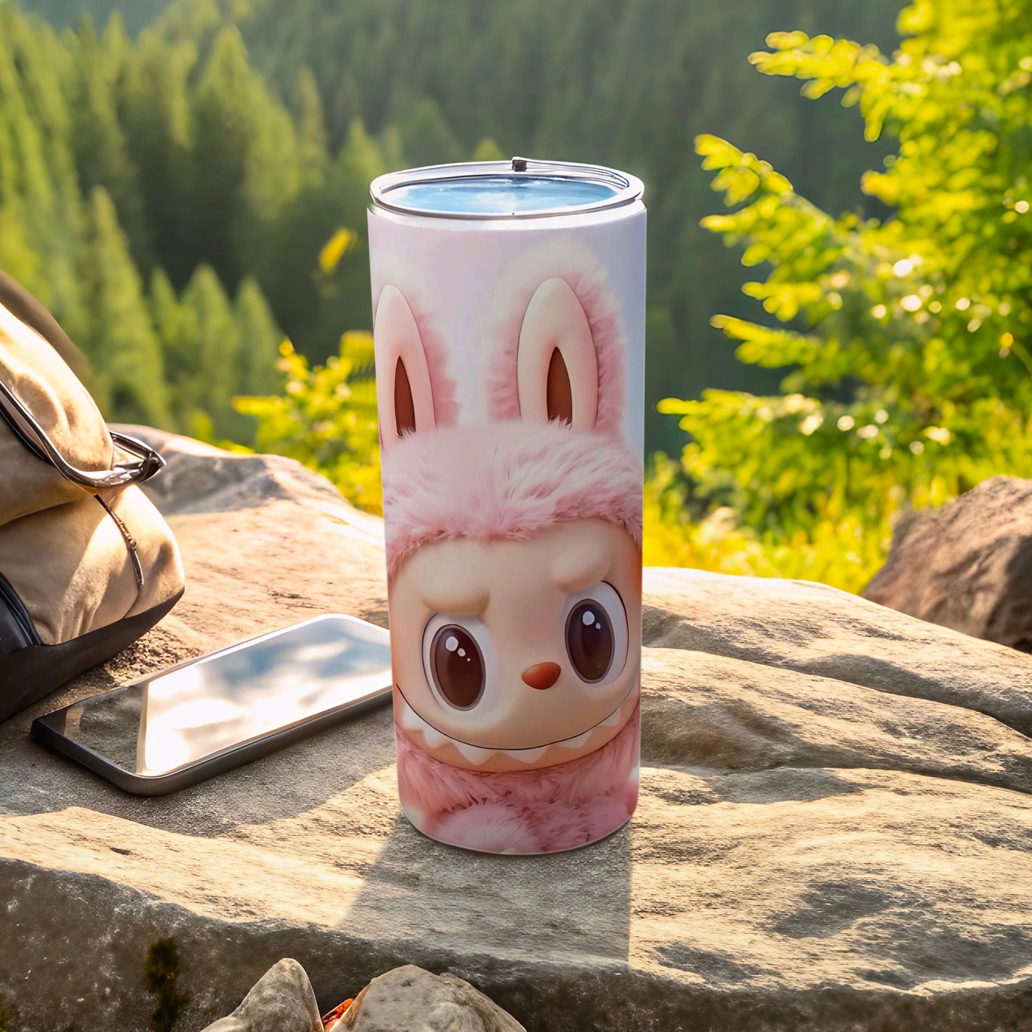 Cute Bunny Character Print Tumbling Animation Tumbler