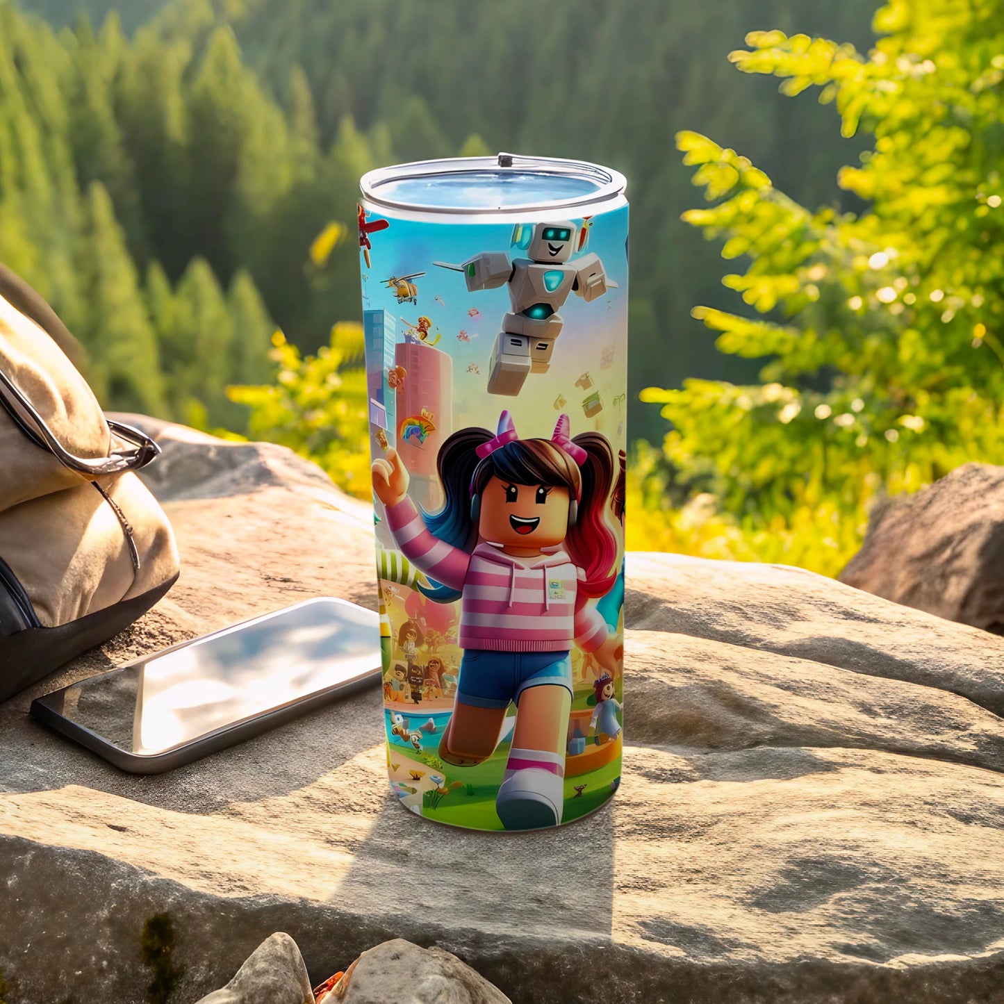 Roblox Character Insulated Tumbler for Hot and Cold Drinks