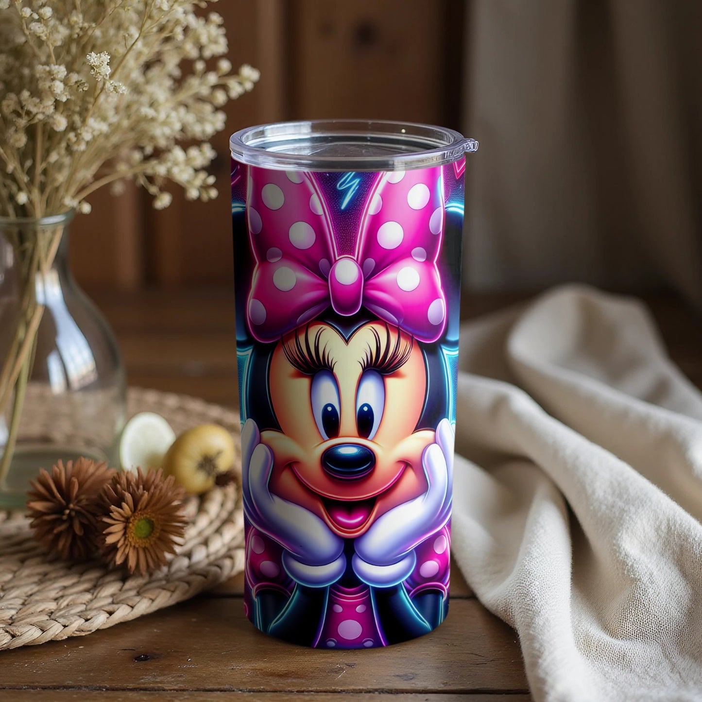 Minnie Mouse Expressive Tumbler Bright Fun Design