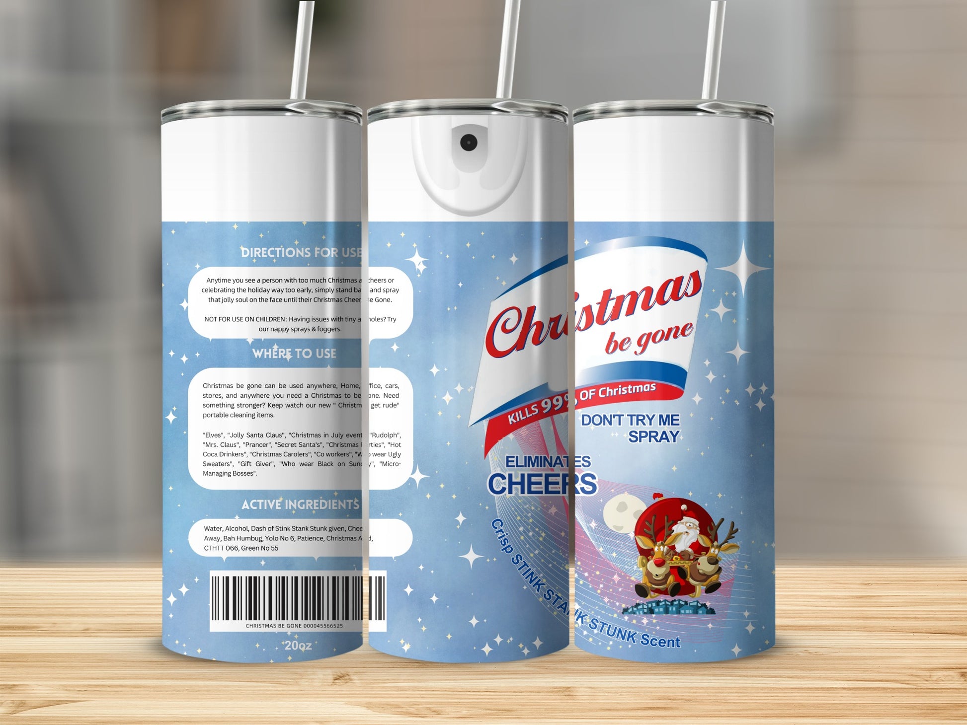 Christmas Be Gone Spray Kills 99 Percent of Christmas