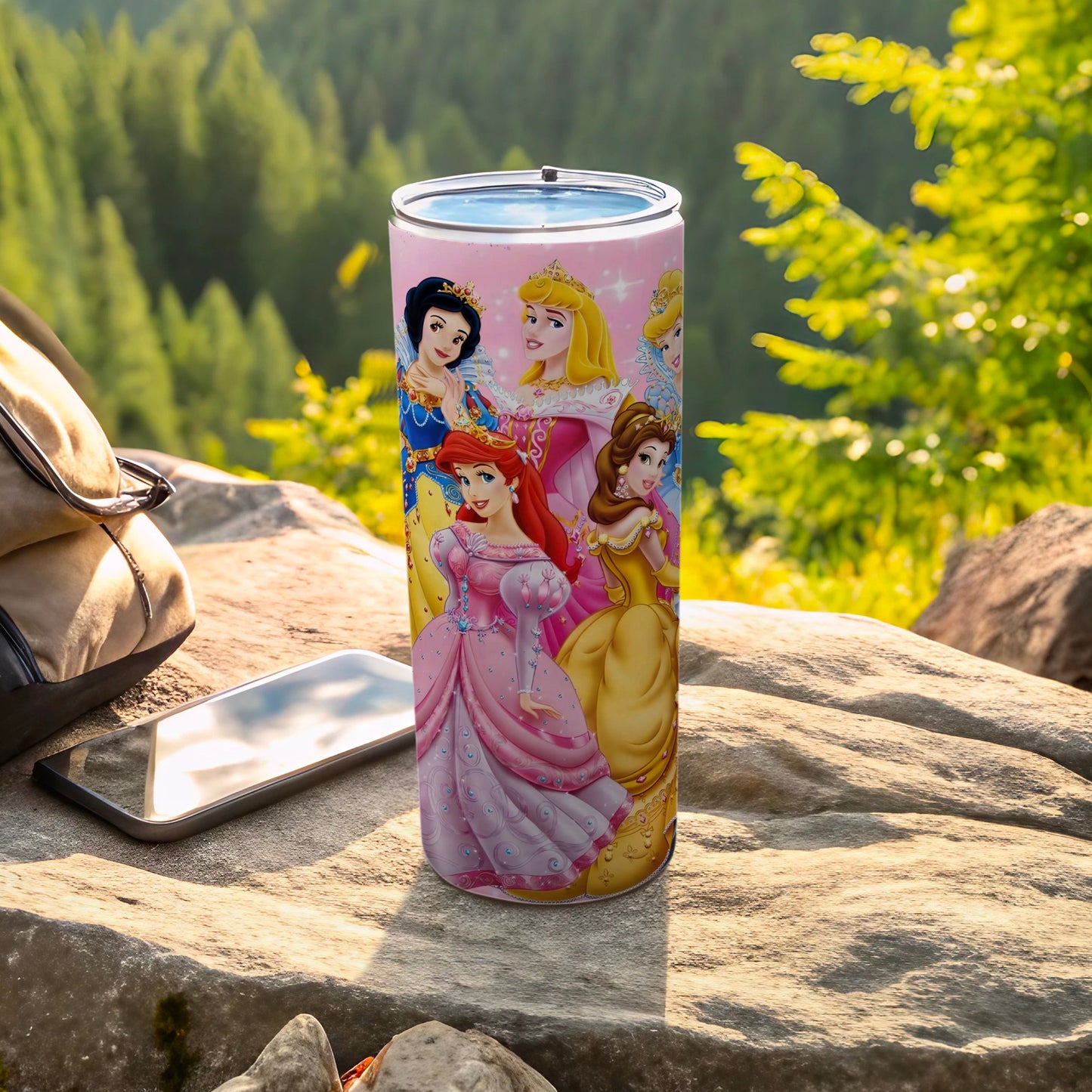 Disney Princesses Insulated Travel Mug for Outdoor Adventures