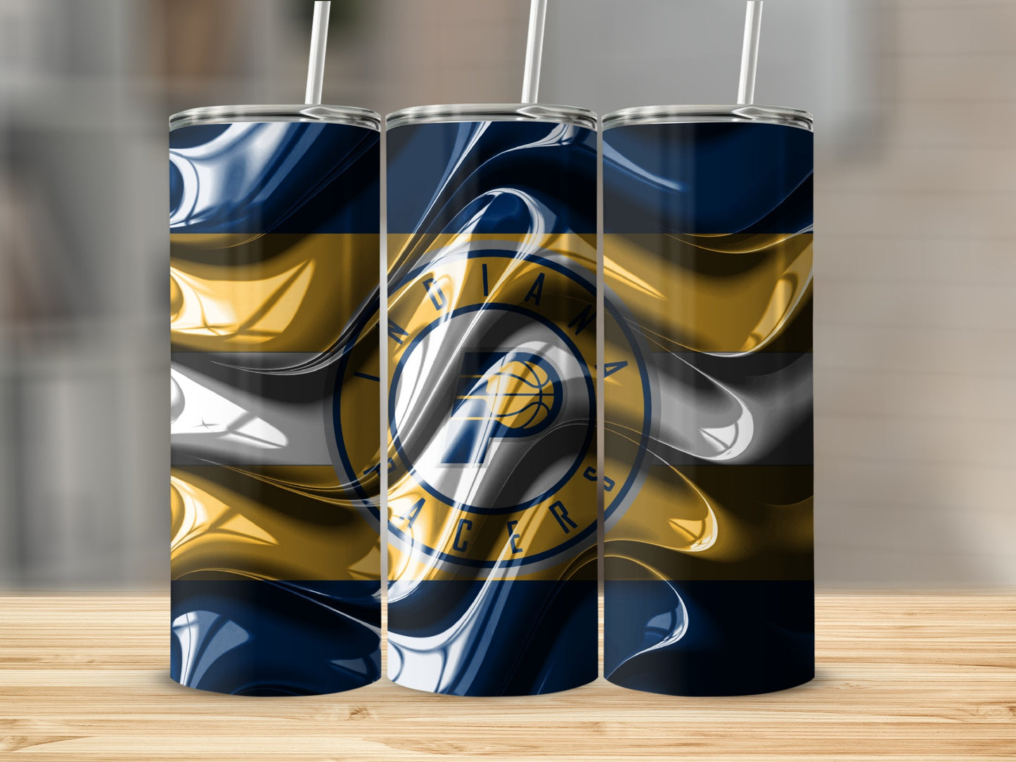 Indiana Pacers Basketball Team Fanatics Design Tumblers