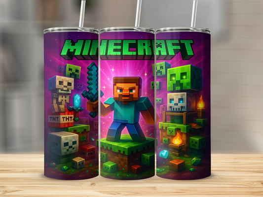 Minecraft Adventure Scene Tumbler Cup