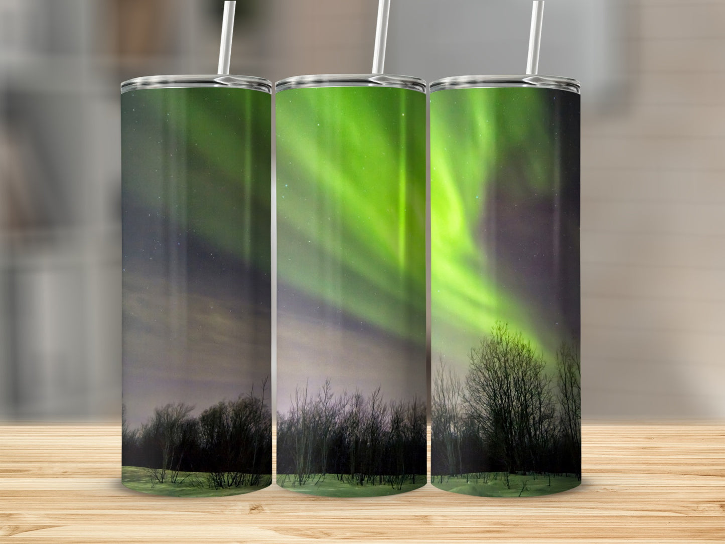 Northern Lights Scenic Design Insulated Tumbler