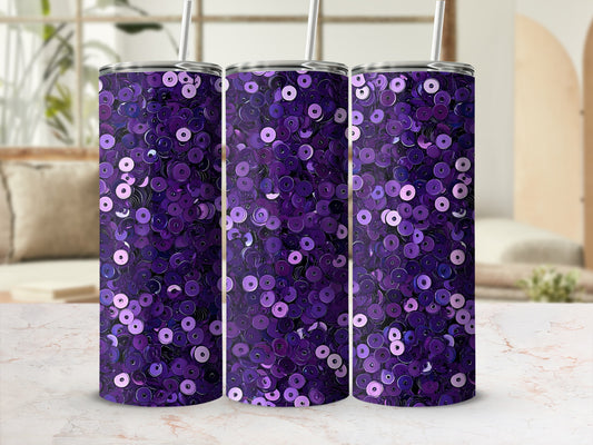 Lots of Purple Color Circles Tumblers