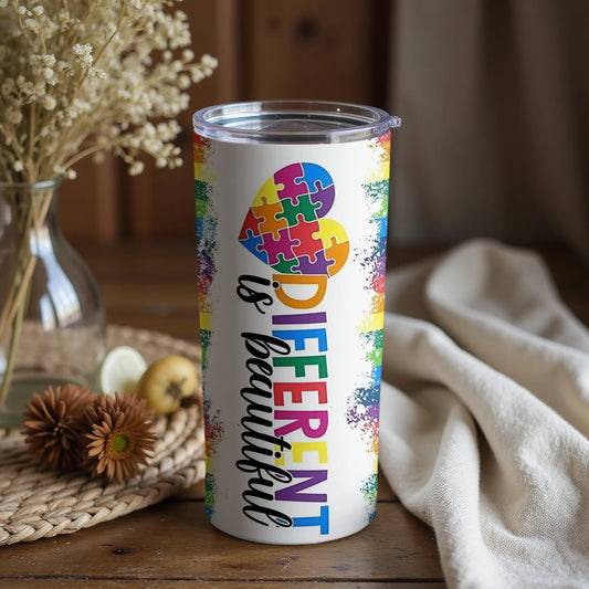 Unique Different is Beautiful Design Tumbler