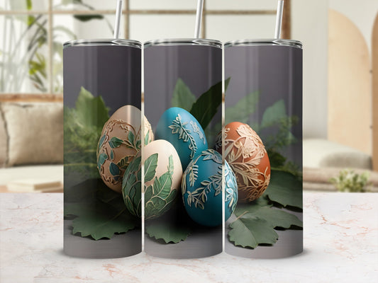 Colorful Easter Egg Botanical Design Tumbler product type