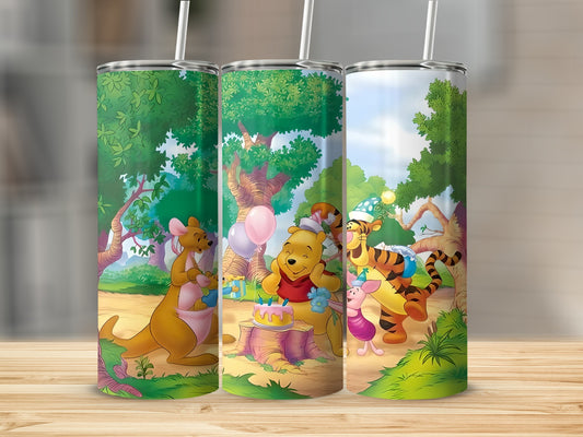 Winnie the Pooh and Friends Tumbler Artwork