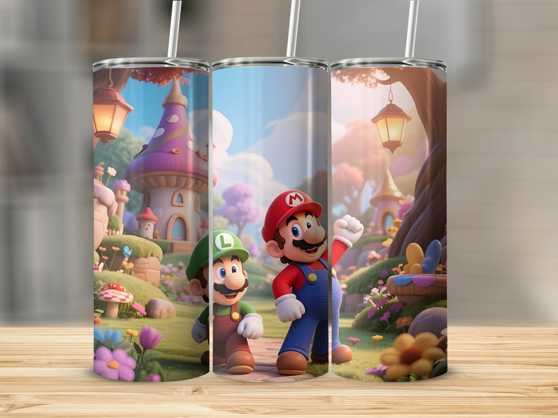 Cartoon Characters Adventure Design Tumbler