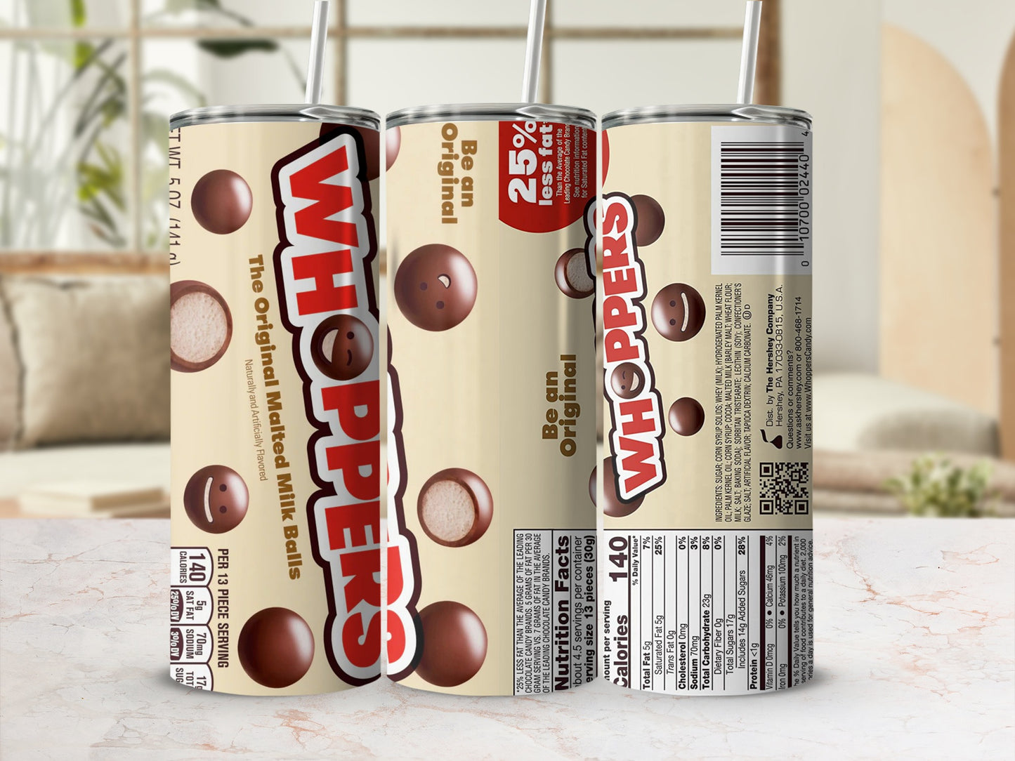 WHOPPERS The Original Malted Milk Balls 25% Less Fat product type