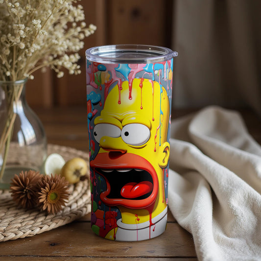 Colorful Cartoon Character Insulated Tumbler Cup