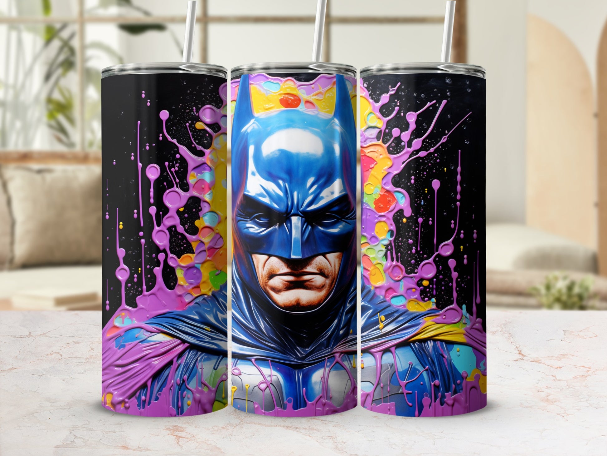 Batman Color Splash Artist Design Tumbler