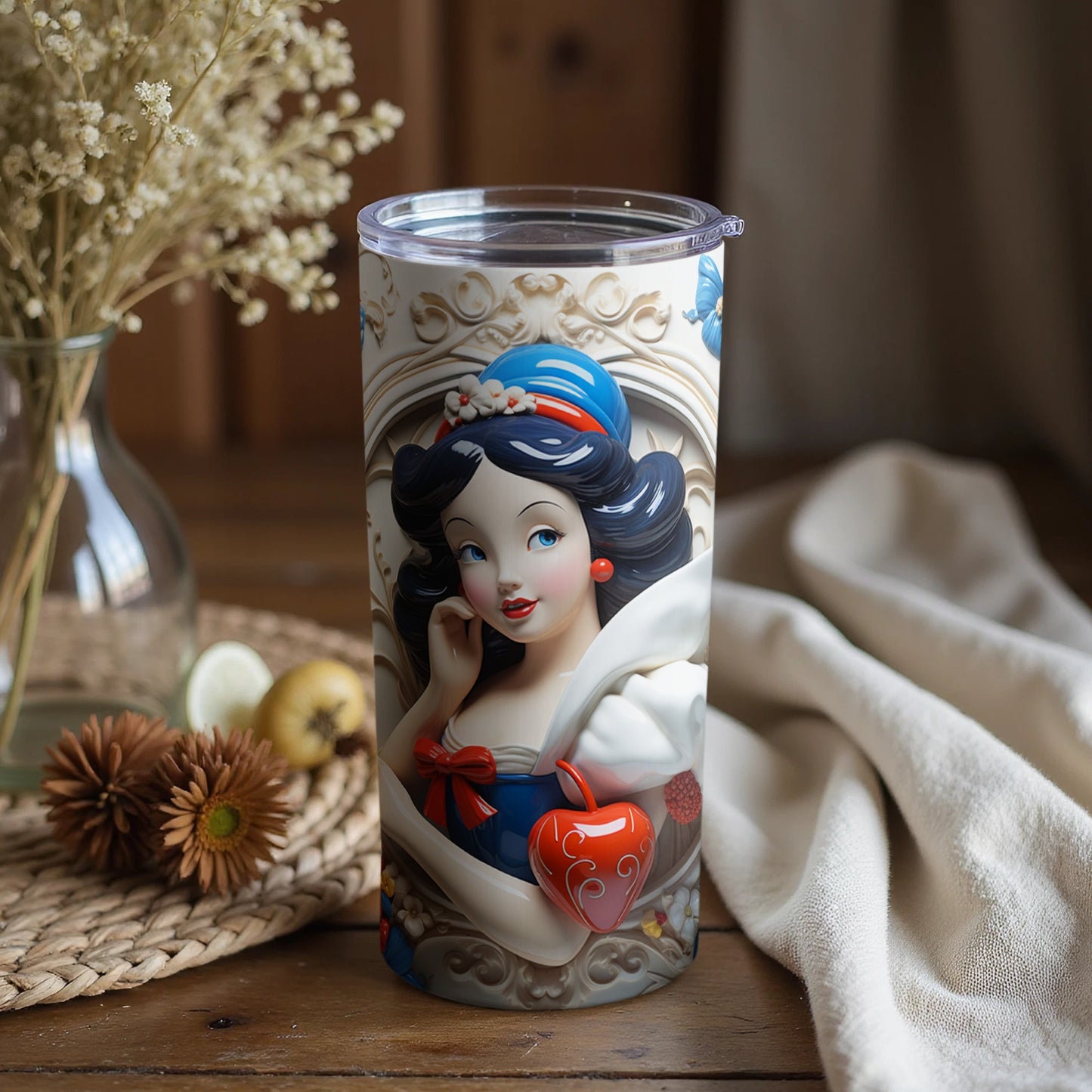 Snow White Disney Princess Themed Tumbler