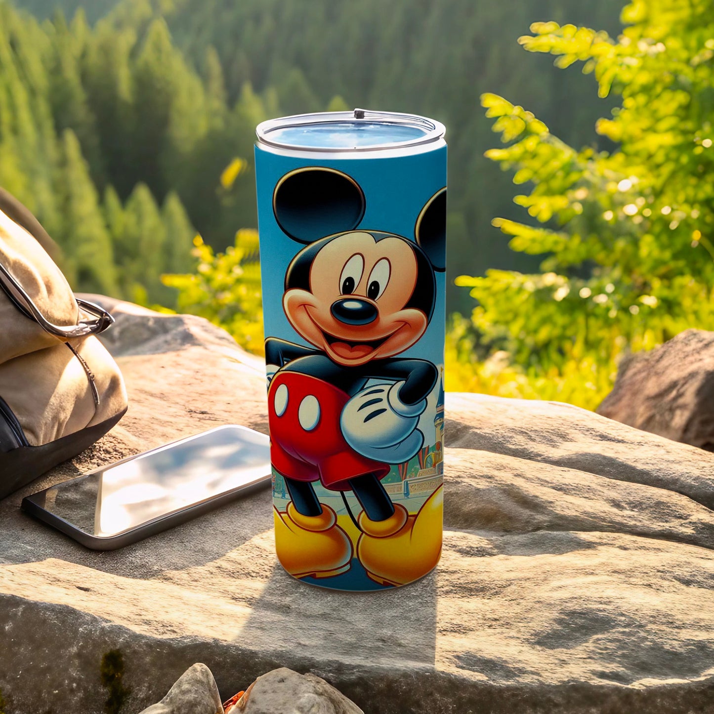 Mickey Mouse Cartoon Inspired Pattern Tumbler Cup