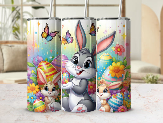 Easter Bunny Eggs Butterflies Floral Design product type