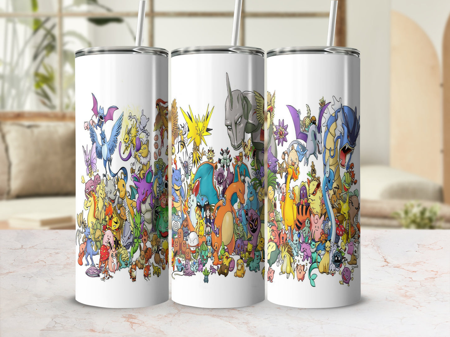Colorful Fantasy World Collection Tumbler Set
