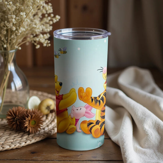 Winnie the Pooh and Friends themed tumbler