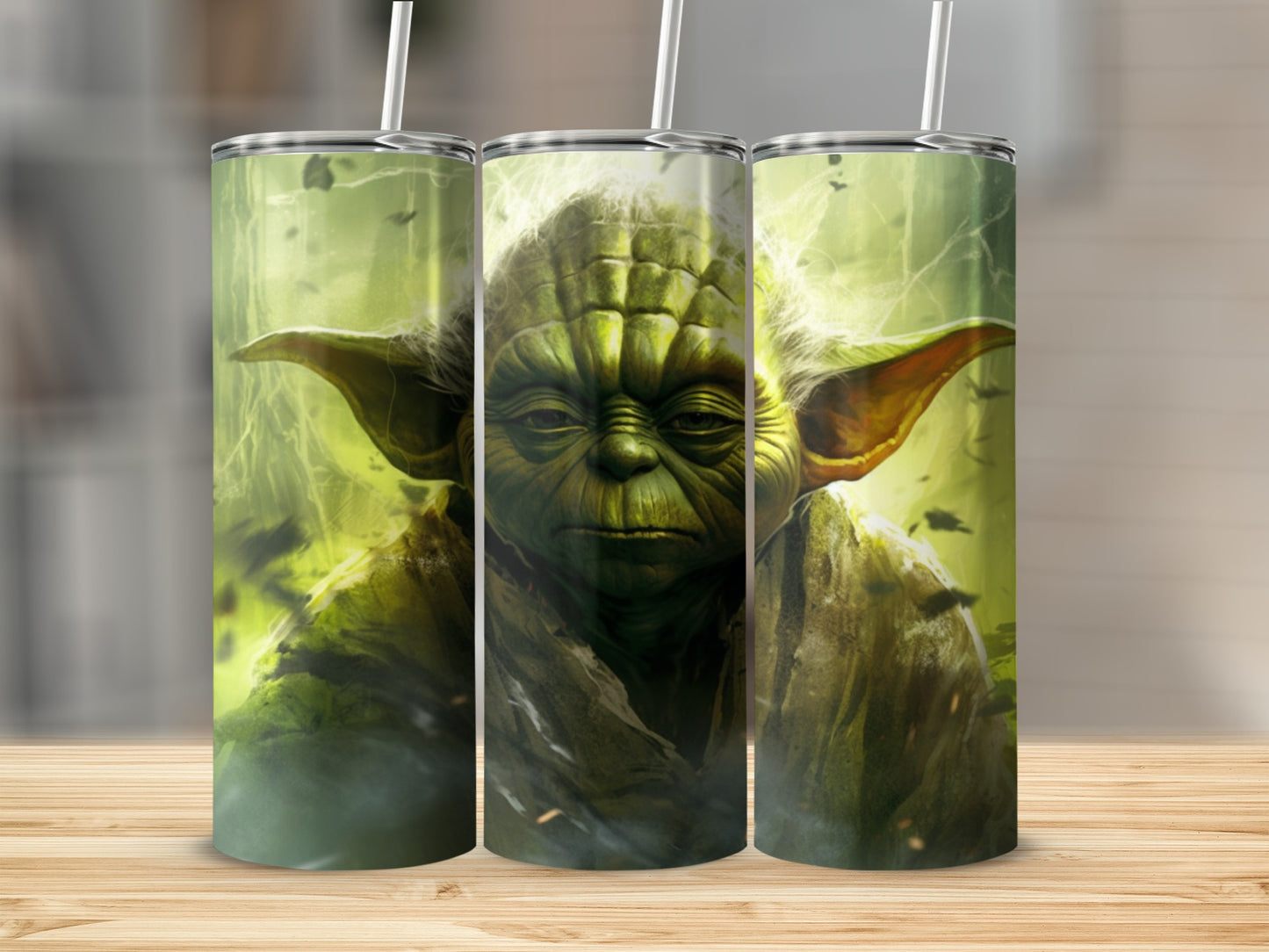 Yoda Green Character Design Powerful Jedi Master tumbler product type