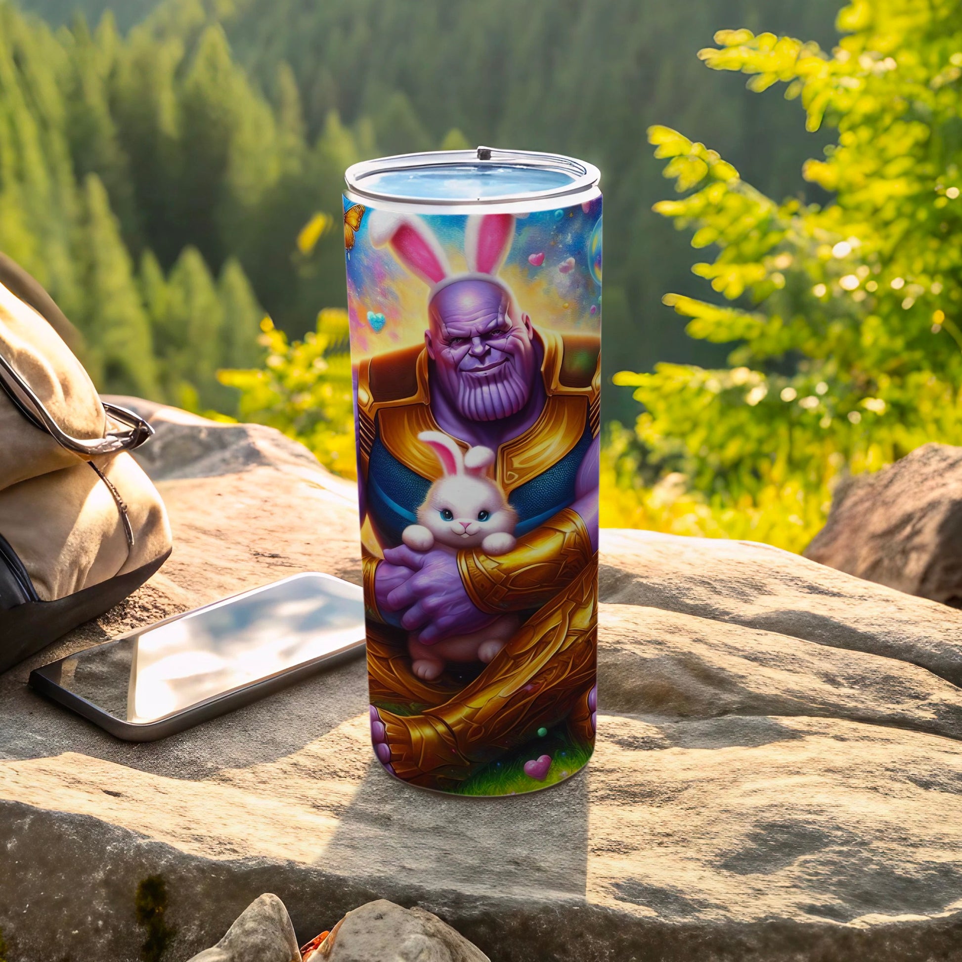 Thanos Easter Bunny Ears White Rabbit Tumbler product type