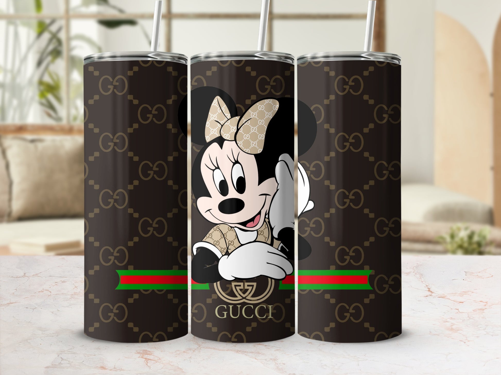 Minnie Mouse Gucci Cute and Stylish Stainless Steel Tumbler