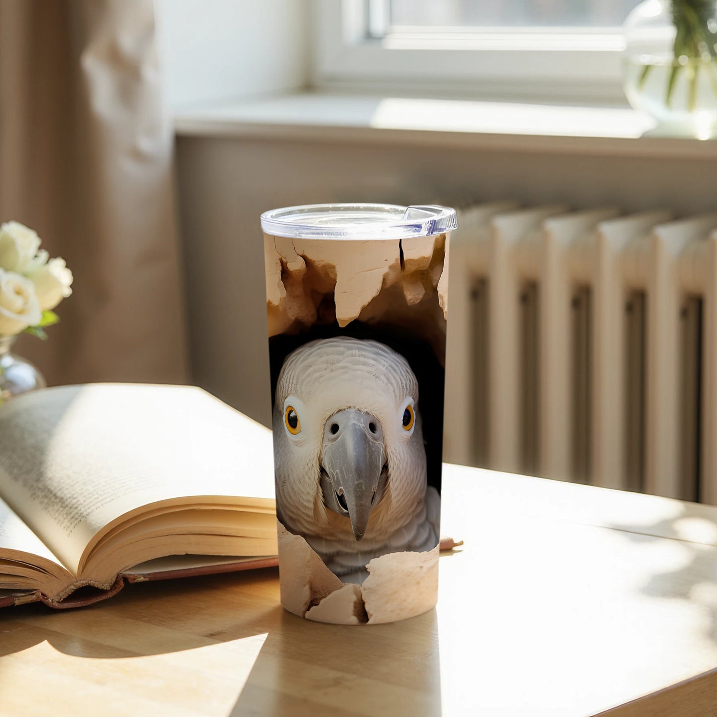 African Grey Parrot Broken Wall Tumbler product type
African Grey Parrot
Grey Parrot
Parrot Tumbler
Bird Lover Gift
Avian Art
Pet Parrot
Animal Print
Unique Tumbler
Travel Mug
Insulated Tumbler
Drinkware
Coffee Cup
Tea Mug
Wildlife Art
Cute Parrot
Bird Design
Exotic Bird
Tumbler Cup
Broken Wall Design
Illusion Art