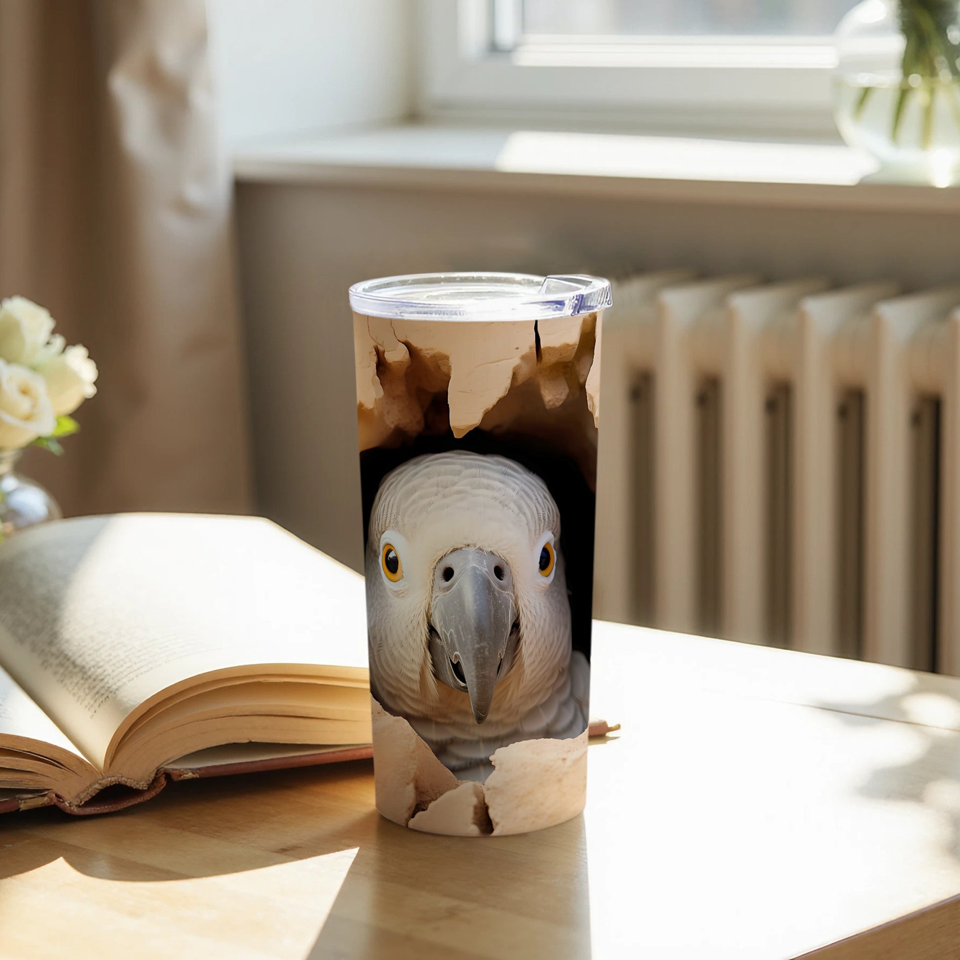 African Grey Parrot Broken Wall Tumbler product type
African Grey Parrot
Grey Parrot
Parrot Tumbler
Bird Lover Gift
Avian Art
Pet Parrot
Animal Print
Unique Tumbler
Travel Mug
Insulated Tumbler
Drinkware
Coffee Cup
Tea Mug
Wildlife Art
Cute Parrot
Bird Design
Exotic Bird
Tumbler Cup
Broken Wall Design
Illusion Art