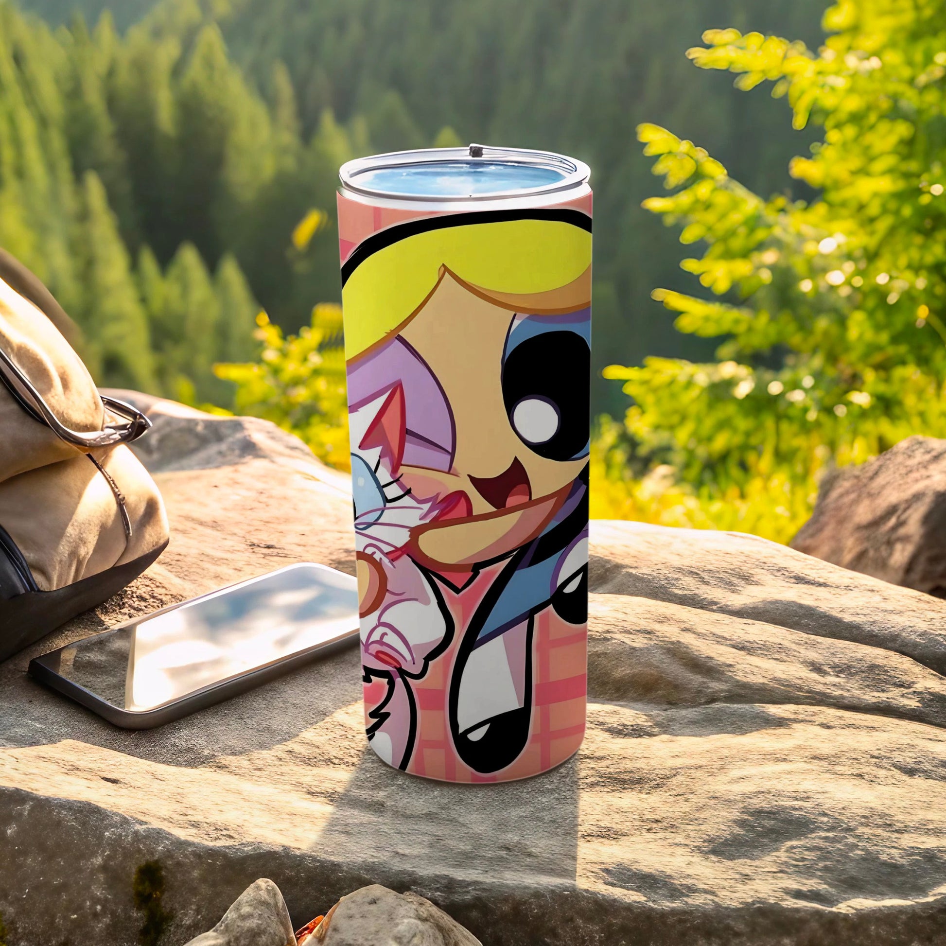Cartoon Character Outdoor Tumbler for Adventure Use