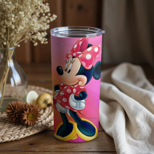 Pink Minnie Mouse Insulated Tumblers for Kids