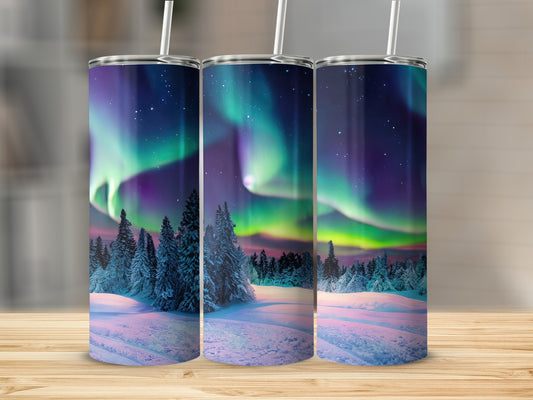 Northern Lights Aurora Borealis Tumbler stunning design