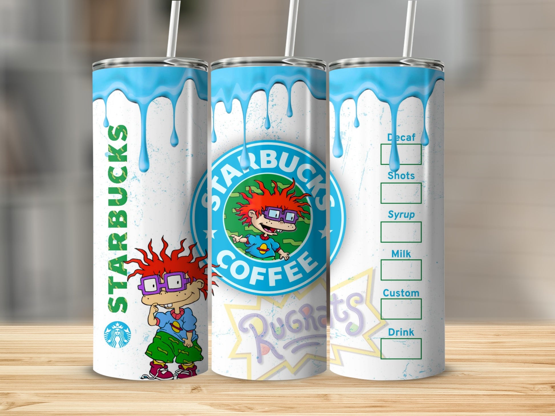 Starbucks and Rugrats Collaboration Drink Tumbler