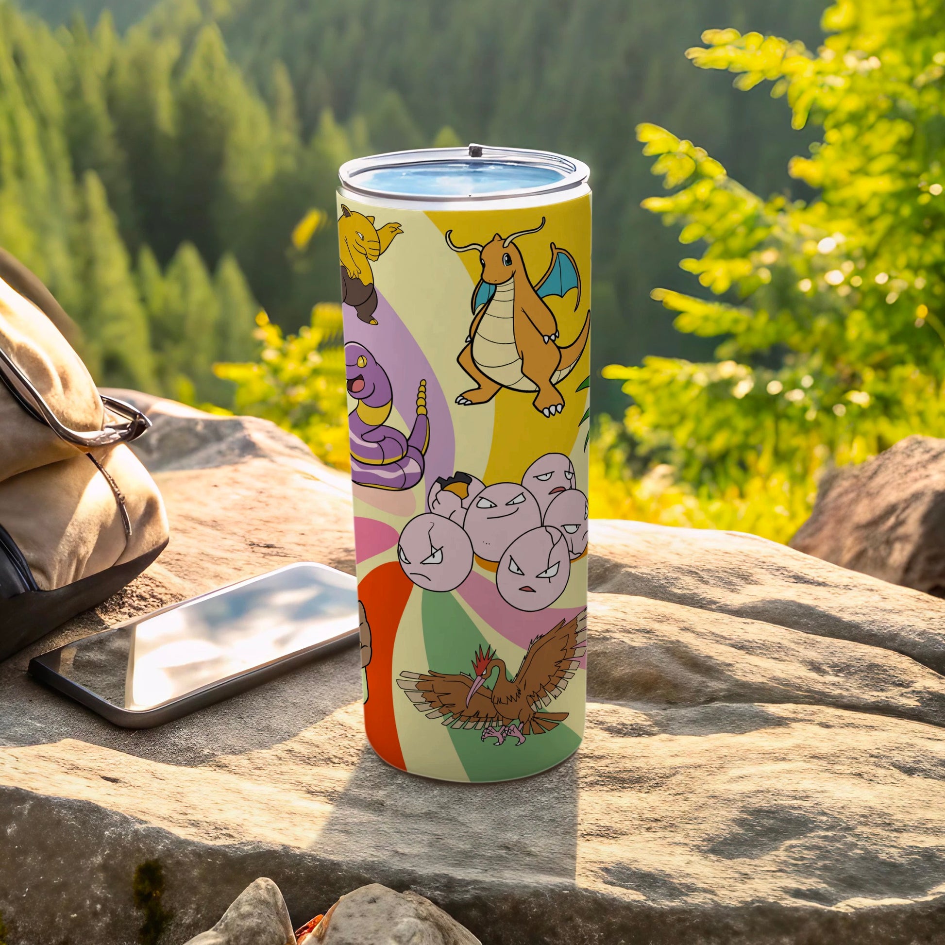 Colorful Cartoon Character Insulated Travel Tumbler