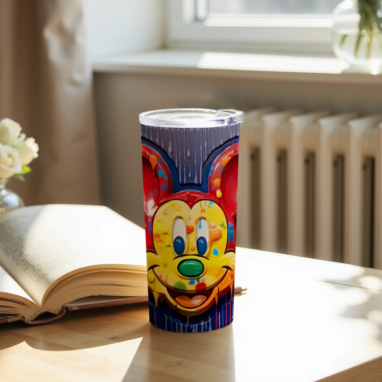 Colorful Cartoon Character Inspired Tumbler for Drinks