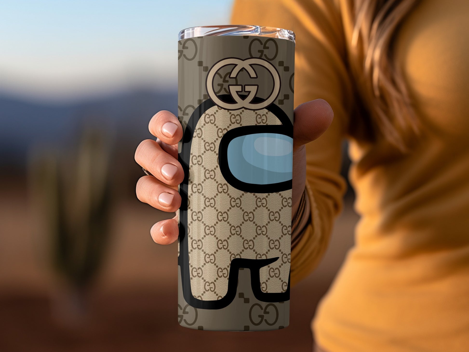 Trendy Designer Themed Travel Tumbler for Gamers