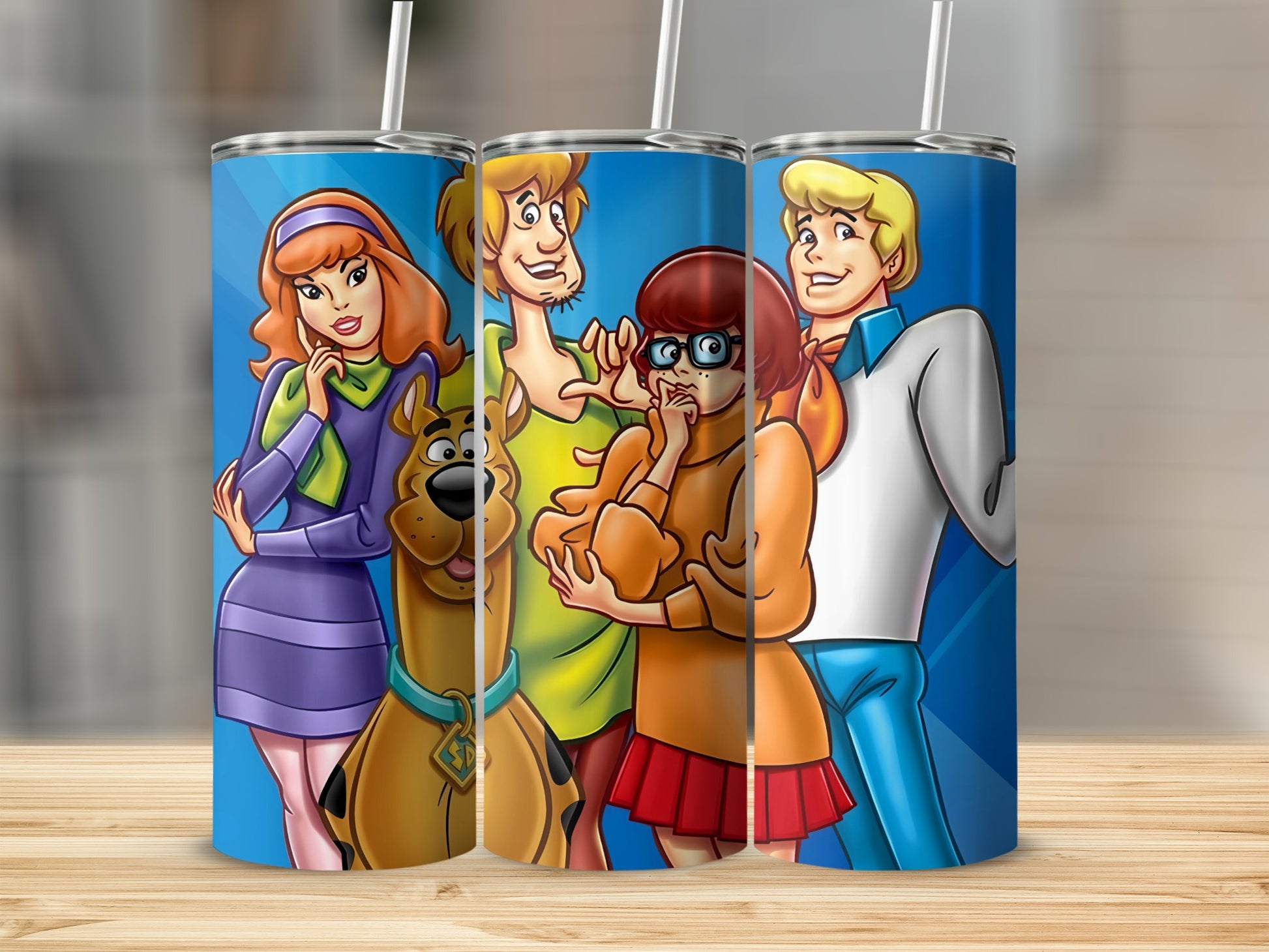Scooby Doo Gang Characters Art Tumbler Cup Product