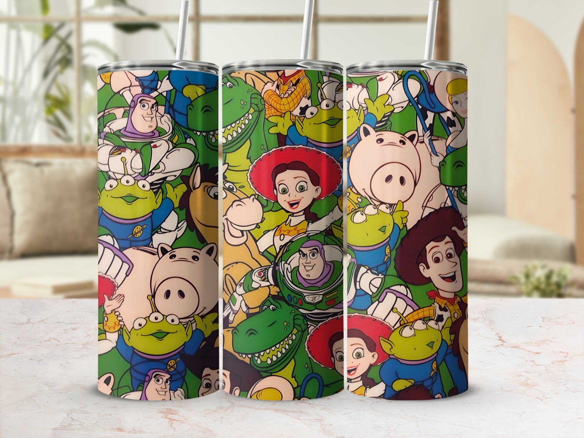 Colorful Toy Character Design Insulated Tumbler